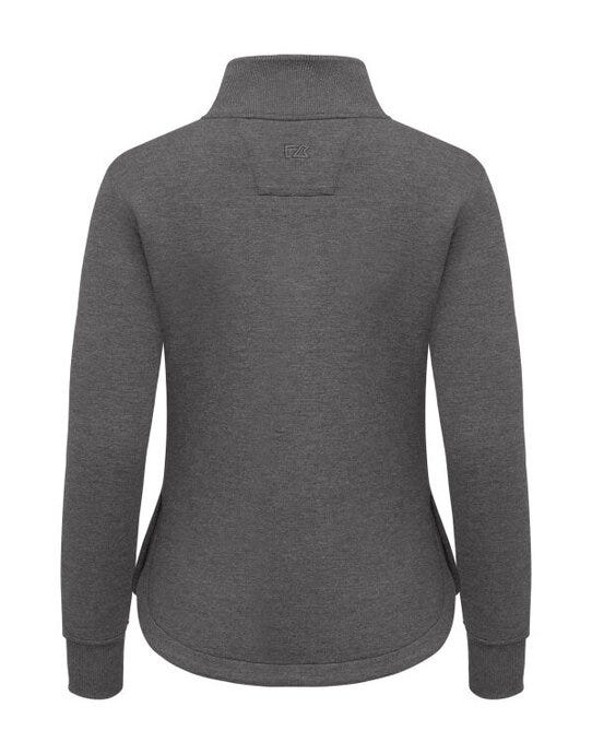 Cutter & Buck C&B Ladies Pemberton Full Zip Sweatshirt - Anthracite Melange