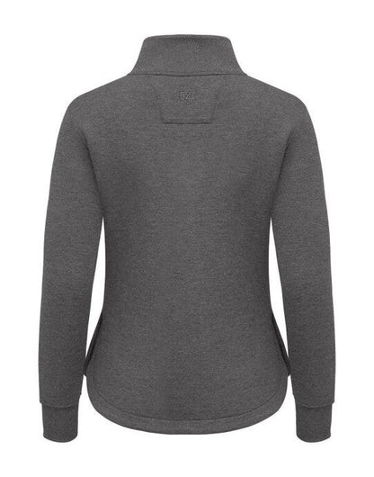 Cutter & Buck C&B Ladies Pemberton Full Zip Sweatshirt - Anthracite Melange