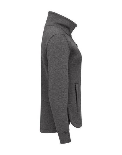 Cutter & Buck C&B Ladies Pemberton Full Zip Sweatshirt - Anthracite Melange