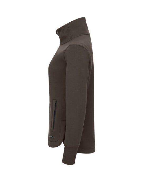 Cutter & Buck C&B Ladies Pemberton Full Zip Sweatshirt - Dark Mocca