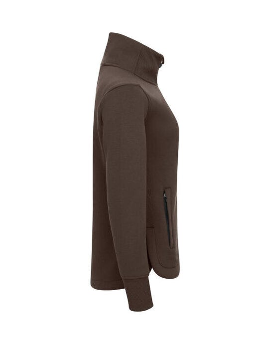 Cutter & Buck C&B Ladies Pemberton Full Zip Sweatshirt - Dark Mocca