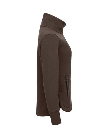 Cutter & Buck C&B Ladies Pemberton Full Zip Sweatshirt - Dark Mocca