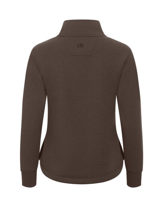 Cutter & Buck C&B Ladies Pemberton Full Zip Sweatshirt - Dark Mocca