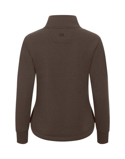 Cutter & Buck C&B Ladies Pemberton Full Zip Sweatshirt - Dark Mocca
