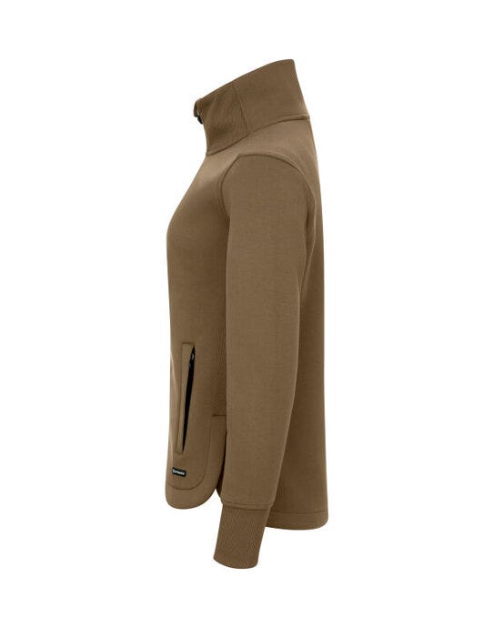 Cutter & Buck C&B Ladies Pemberton Full Zip Sweatshirt - Khaki