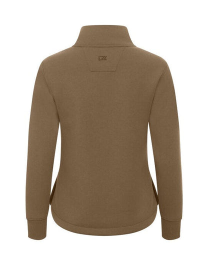 Cutter & Buck C&B Ladies Pemberton Full Zip Sweatshirt - Khaki