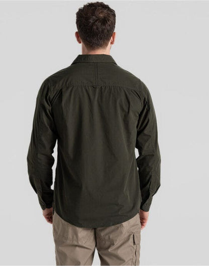 Craghoppers Expert Kiwi LS Shirt - Dark Cedar Green