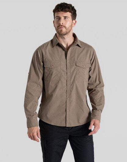 Craghoppers Expert Kiwi LS Shirt - Pebble