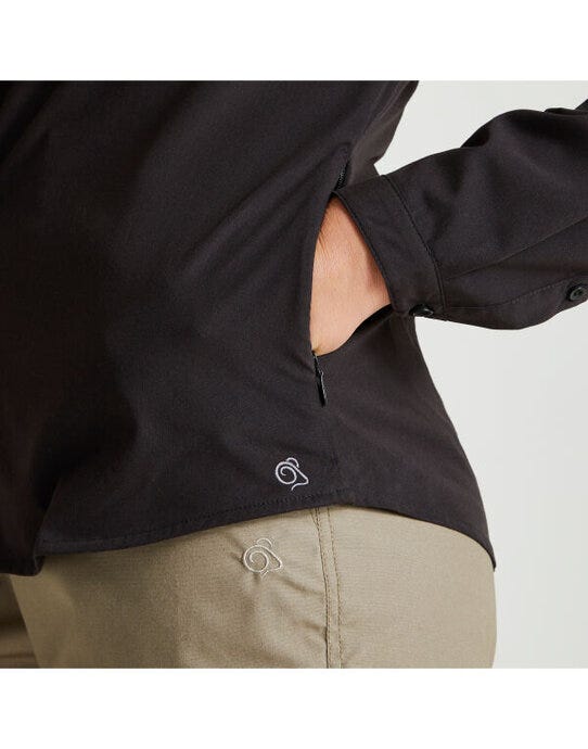 Craghoppers Expert Womens Kiwi LS Shirt - Black
