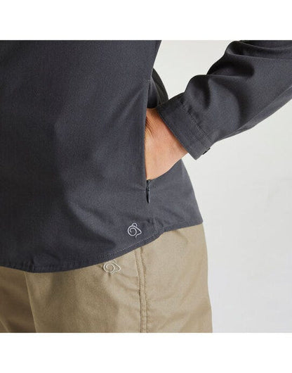 Craghoppers Expert Womens Kiwi LS Shirt - Carbon Grey