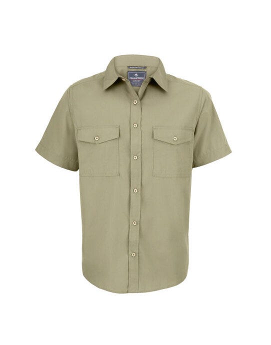 Craghoppers Expert Kiwi SS Shirt - Pebble