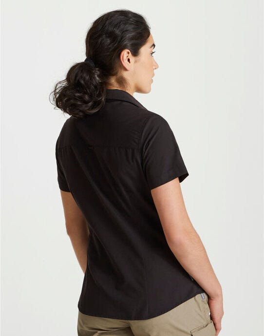 Craghoppers Expert Womens Kiwi SS Shirt - Black