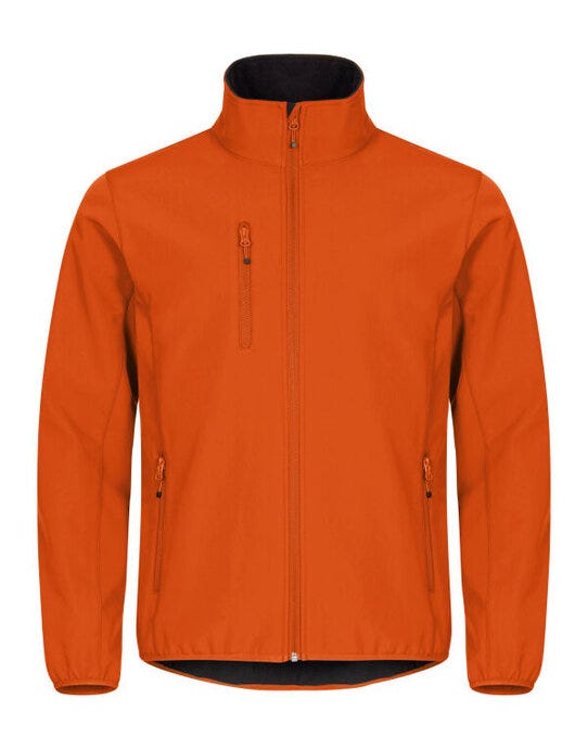 Clique Classic Softshell Jacket - Blood Orange