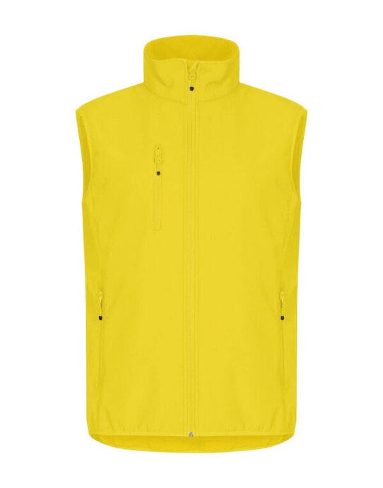 Clique Classic Softshell Vest - Lemon