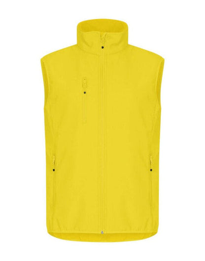 Clique Classic Softshell Vest - Lemon
