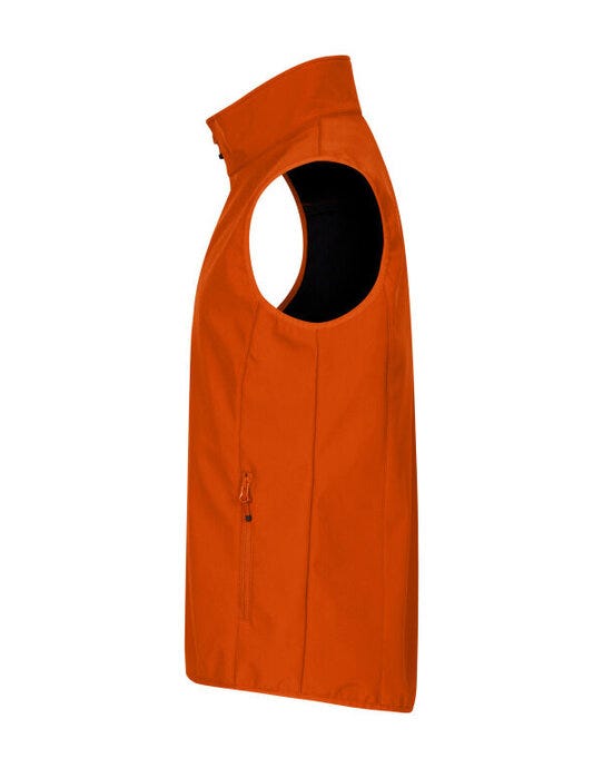 Clique Classic Softshell Vest - Blood Orange