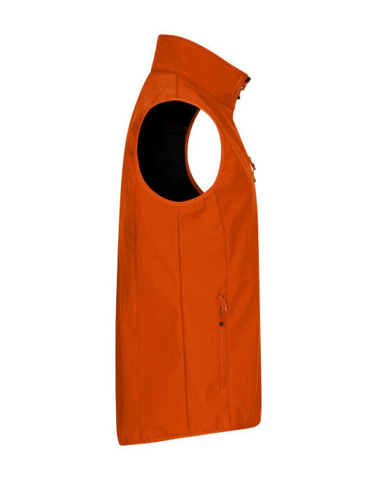 Clique Classic Softshell Vest - Blood Orange