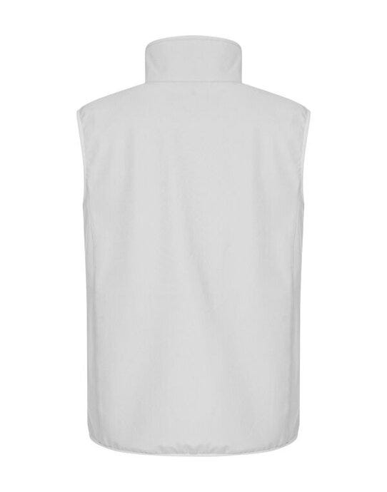 Clique Classic Softshell Vest - White