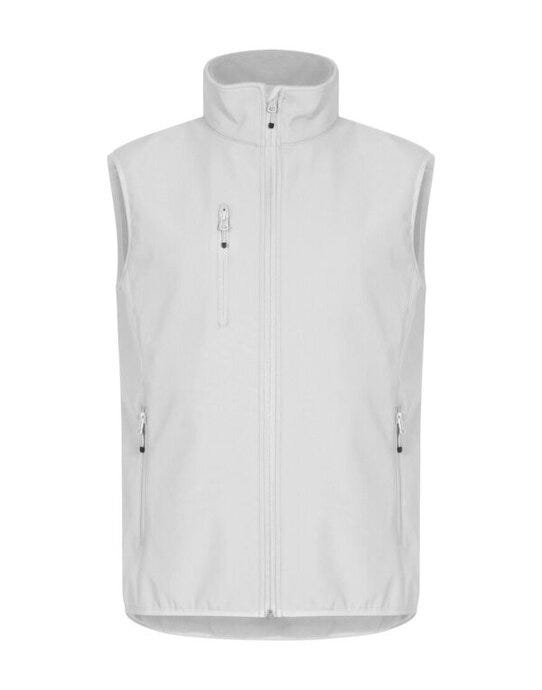 Clique Classic Softshell Vest - White