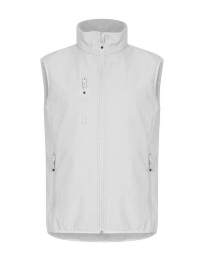 Clique Classic Softshell Vest - White