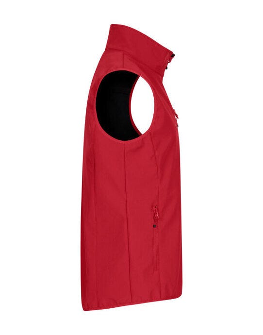 Clique Classic Softshell Vest - Red