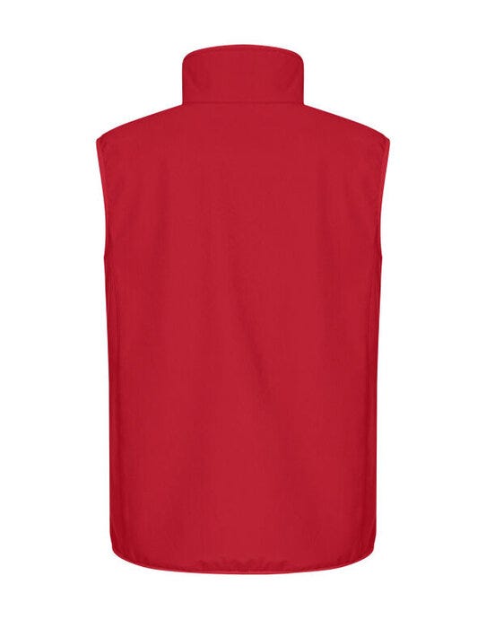 Clique Classic Softshell Vest - Red