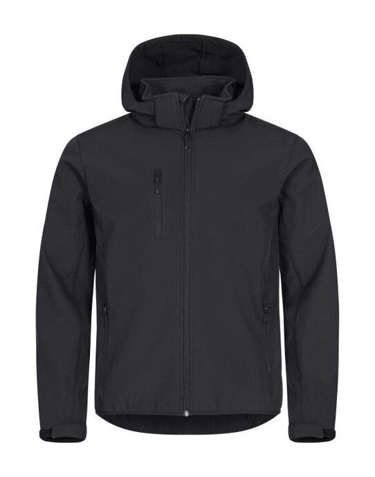 Clique Classic Softshell Hoody - Black