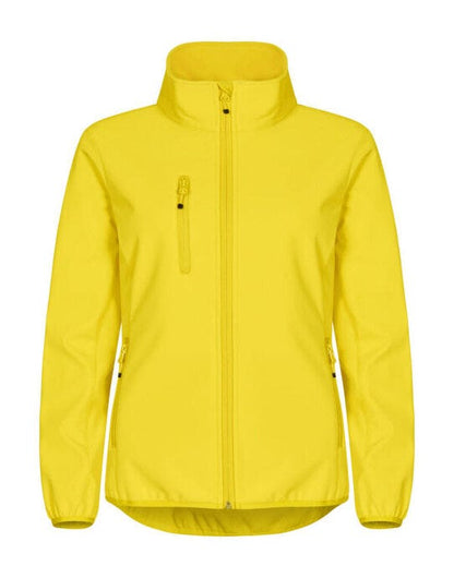 Clique Ladies Classic Softshell Jacket - Lemon