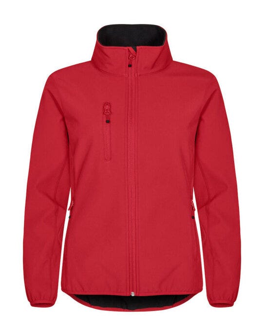 Clique Ladies Classic Softshell Jacket - Red