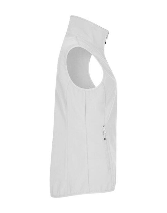 Clique Ladies Classic Softshell Vest - White