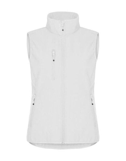 Clique Ladies Classic Softshell Vest - White