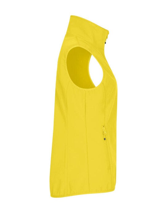 Clique Ladies Classic Softshell Vest - Lemon