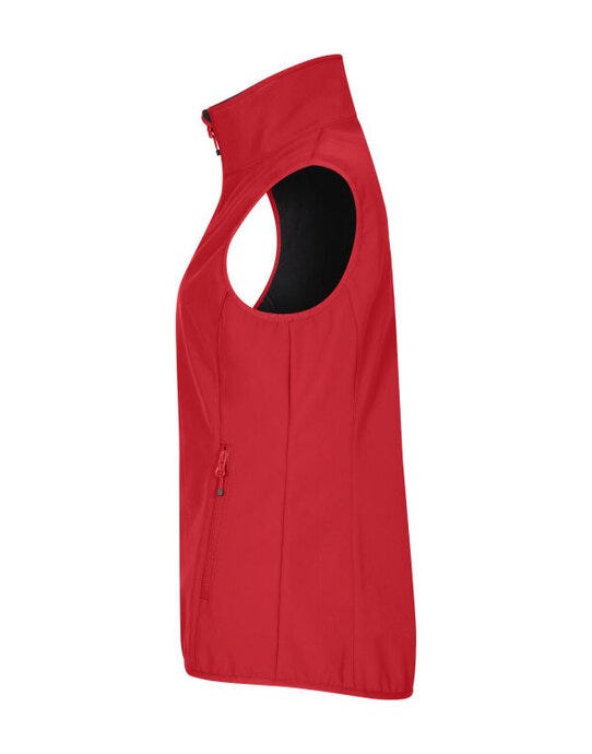Clique Ladies Classic Softshell Vest - Red
