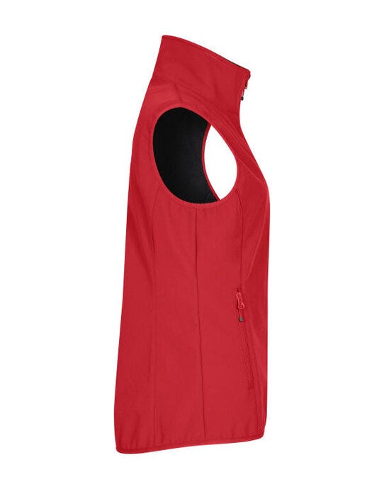 Clique Ladies Classic Softshell Vest - Red