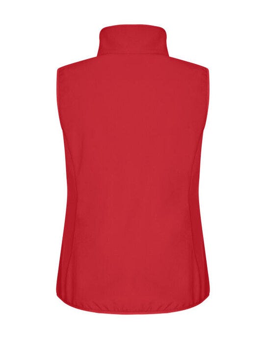 Clique Ladies Classic Softshell Vest - Red