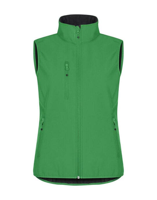 Clique Ladies Classic Softshell Vest - Apple Green