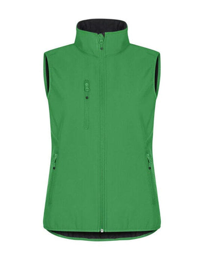 Clique Ladies Classic Softshell Vest - Apple Green