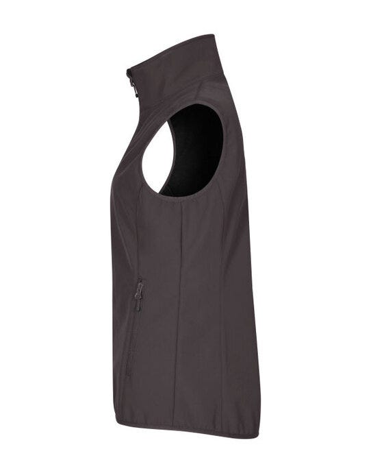 Clique Ladies Classic Softshell Vest - Dark Grey