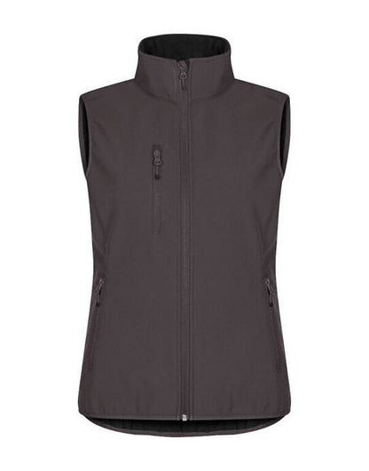 Clique Ladies Classic Softshell Vest - Dark Grey