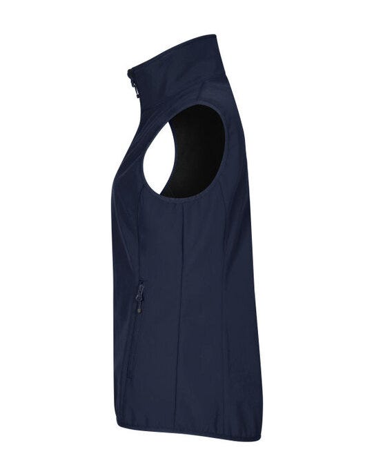 Clique Ladies Classic Softshell Vest - Dark Navy