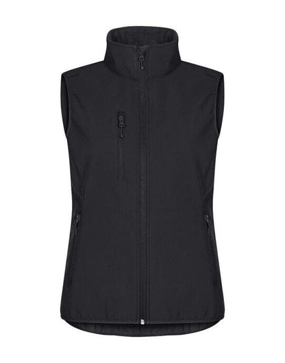 Clique Ladies Classic Softshell Vest - Black