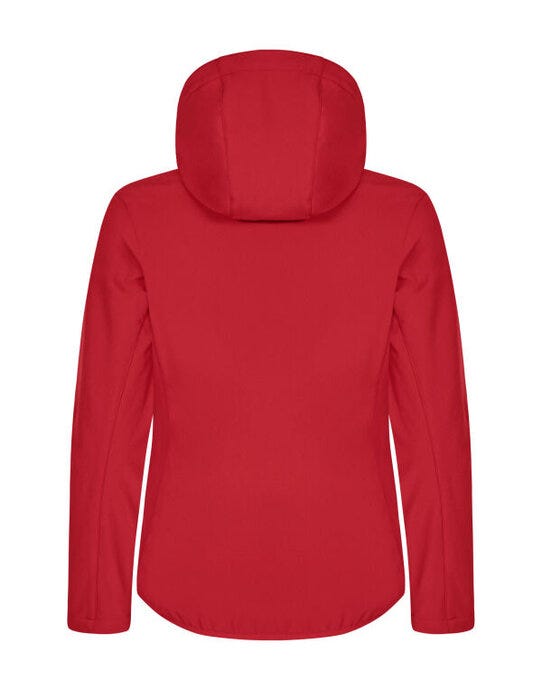 Clique Ladies Classic Softshell Hoody - Red