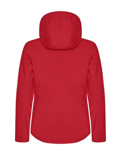 Clique Ladies Classic Softshell Hoody - Red