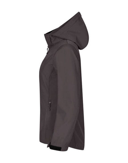 Clique Ladies Classic Softshell Hoody - Dark Grey