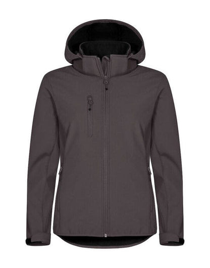 Clique Ladies Classic Softshell Hoody - Dark Grey