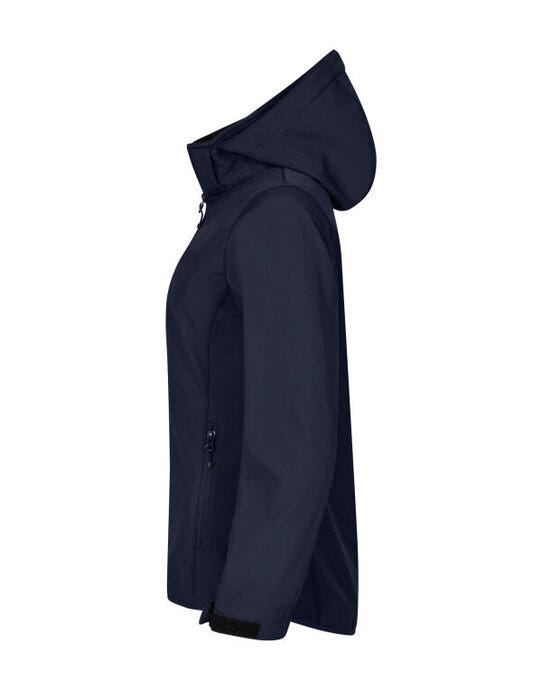 Clique Ladies Classic Softshell Hoody - Dark Navy