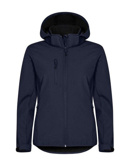 Clique Ladies Classic Softshell Hoody - Dark Navy
