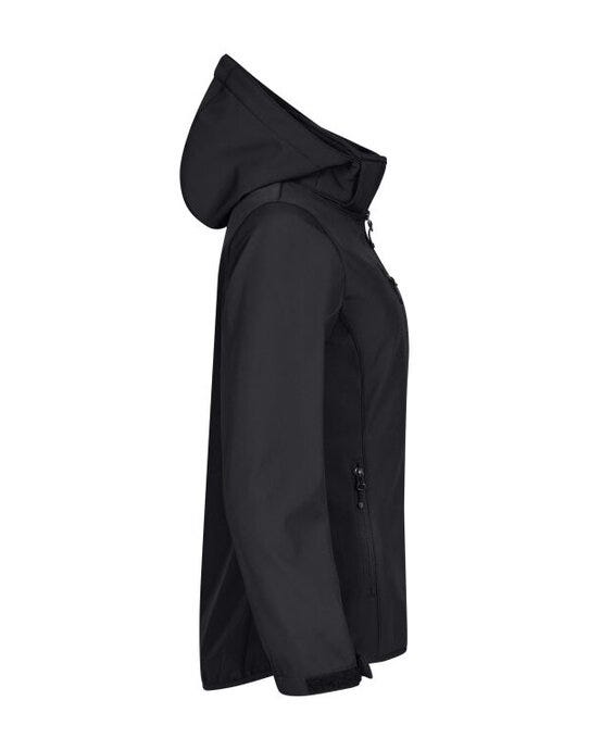 Clique Ladies Classic Softshell Hoody - Black
