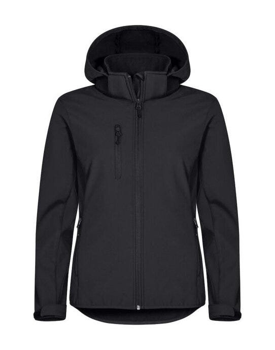 Clique Ladies Classic Softshell Hoody - Black