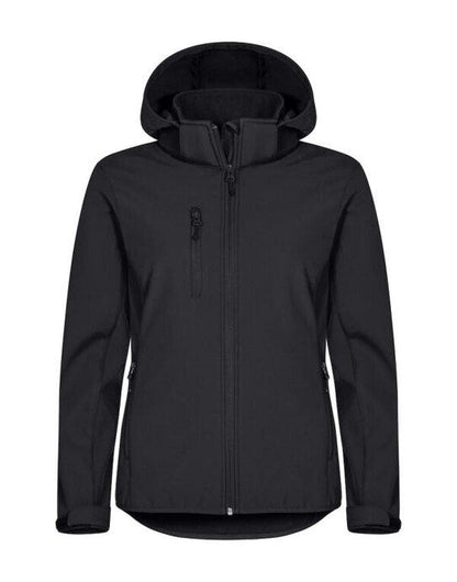 Clique Ladies Classic Softshell Hoody - Black